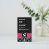 Pet Service-Visitekaartjes Visitekaartje (Staand voorkant)