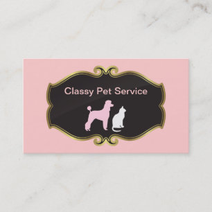 Pet Service-Visitekaartjes Visitekaartje