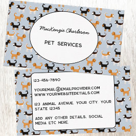 Pet Services Cavalier King Charles Spaniel Visitekaartje