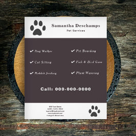 Pet Services Flyer