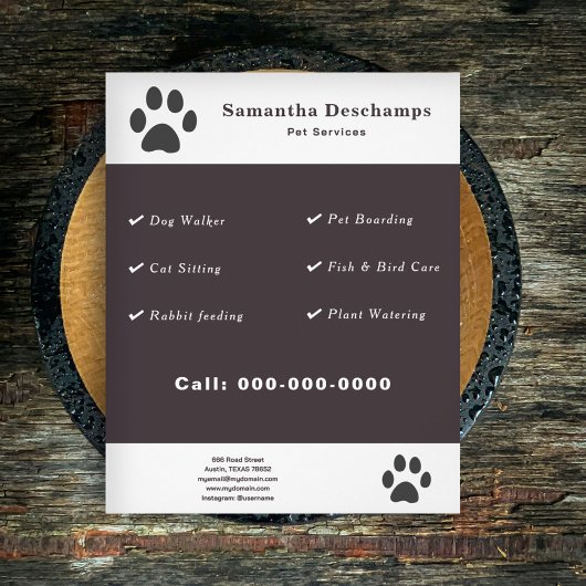 Pet Services Flyer