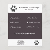 Pet Services Flyer (Voorkant)