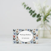 Pet Services French Bulldog Visitekaartje (Staand voorkant)