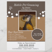 Pet Services Grooming Dog Foto Flyer (Voorkant)