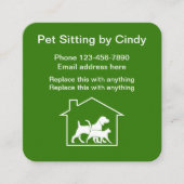 Pet Services Moderne Visitekaartjes (Voorkant)