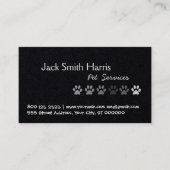Pet Services, Pet Sitter, Pet Groomer Visitekaartje (Voorkant)