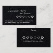 Pet Services, Pet Sitter, Pet Groomer Visitekaartje (Voorkant / Achterkant)