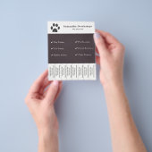 Pet Services Scheur van strips Flyer (Hand)