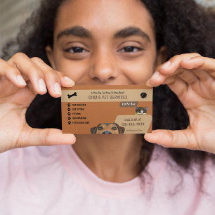 Pet Services Visitekaartje