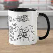 Pet Shop Hond met winkelmandje Mok