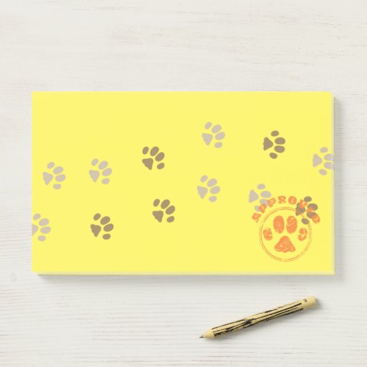 Pet Shop Kunst Post-it® Notes (Op bureau)