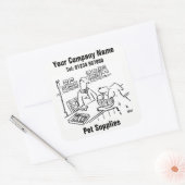 Pet Shop & Pet Supplies Cartoon Stickers (Envelop)