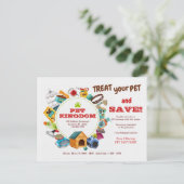Pet Shop Post Card Briefkaart (Staand voorkant)