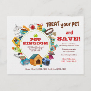 Pet Shop Post Card Briefkaart