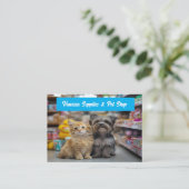  Pet Shop Visitekaartje (Staand voorkant)