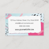 Pet Shop voor Vrouwen Visitekaartje (Achterkant)