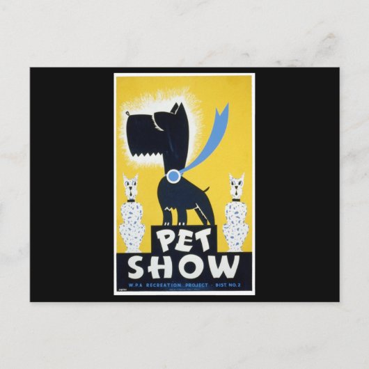 Pet Show Briefkaart (Voorkant)