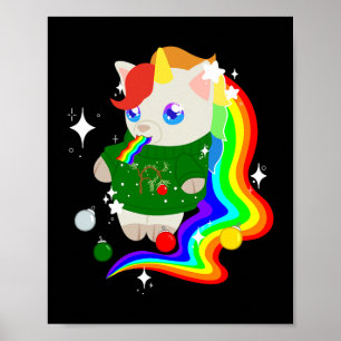 Pet Show Eenhoorn Christmas Edition Poster
