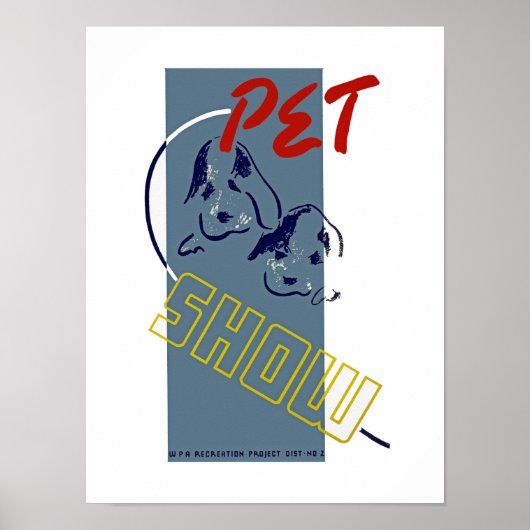 Pet Show Poster (Voorkant)