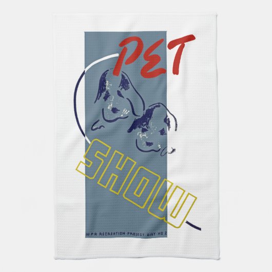 Pet Show Theedoek (Verticaal)