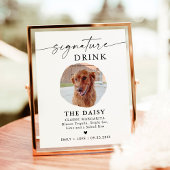 Pet Signature Drink Sign | Trouwbord Drink Bar Poster