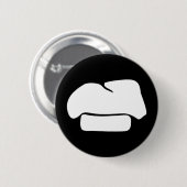 pet-silhouet ronde button 5,7 cm (Voorkant /achterkant)
