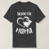 Pet Silver Fox Mama Rabbit, eigenaar van moeder vr T-shirt (Design voorkant)