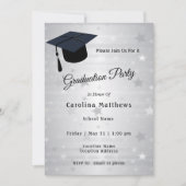 Pet Silver Stars Afstuderen Kaart (Voorkant)