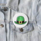 Pet Sint Paddys Day Green Derby Ronde Button 7,6 Cm (In situ)