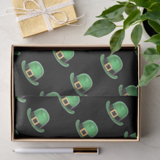 Pet Sint Paddys Day Green Derby Tissuepapier (Geschenk)