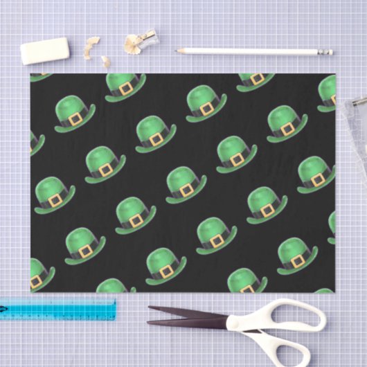 Pet Sint Paddys Day Green Derby Tissuepapier (Craft)