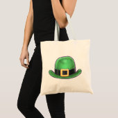 Pet Sint Paddys Day Green Derby Tote Bag (Voorkant (product))