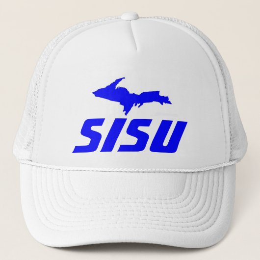 PET~ Sisu Fins erfgoed en het bovenste schiereilan Trucker Pet (Voorkant)