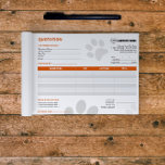 Pet Sitter Aangepaste offerte Notitieblok<br><div class="desc">Ontworpen voor dierenoppassers en dierenverzorgingsprofessionals,  zijn deze offertes perfect voor het verstrekken van duidelijke en professionele schattingen aan uw klanten.</div>