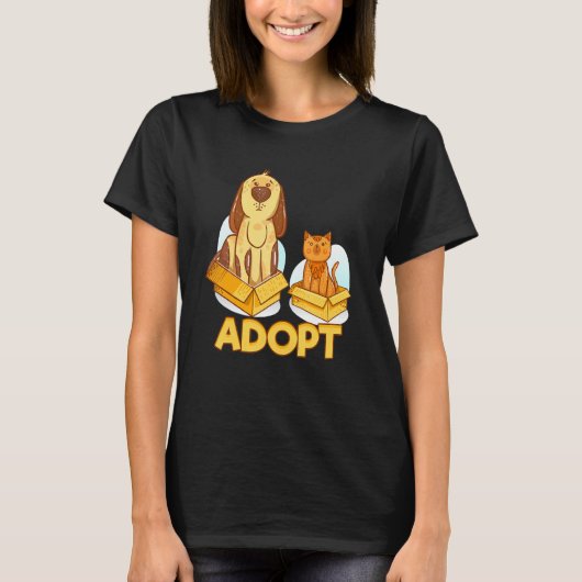 Pet Sitter aannemen T-shirt (Voorkant)