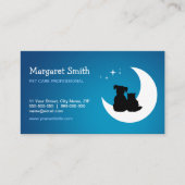 Pet Sitter Animal Care Vet visitekaartje (Voorkant)