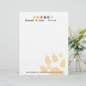 Pet Sitter Animal Care Veterinary Gepersonaliseerd Briefhoofd (Staand voorkant)