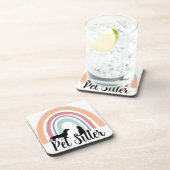 Pet Sitter Bier Onderzetter (Rechterzijde)