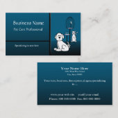 Pet Sitter Boarding Business Custom Visitekaartje (Voorkant / Achterkant)