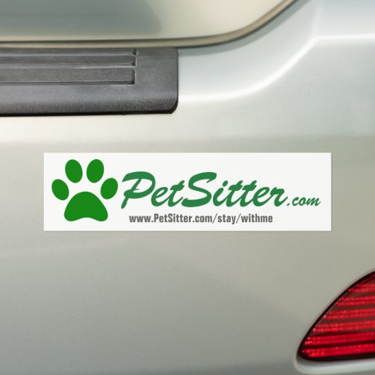 Pet Sitter Bumpersticker (Op auto)