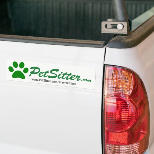 Pet Sitter Bumpersticker (Op Truck)