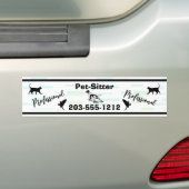 Pet-Sitter Bumpersticker - HAMbyWG (Op auto)