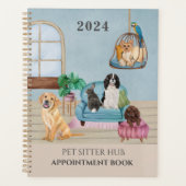 Pet Sitter Business Kantoor Afsprakenkalender Planner (Voorkant)