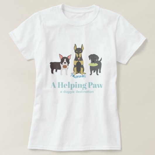 Pet Sitter Business T-shirt (Design voorkant)