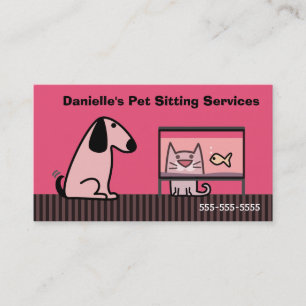 Pet Sitter Dog & Cat Visitekaartje