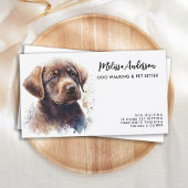 Pet Sitter Dog Groomer Labrador Retriever Puppy Visitekaartje