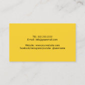 Pet Sitter Dog Walker Aangepaste kleurenschilderaf Visitekaartje (Achterkant)