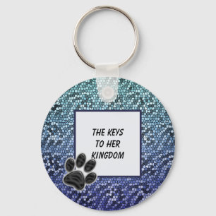 Pet Sitter Dog Walker House Key Access Dank u Sleutelhanger