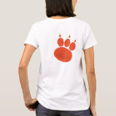 Pet Sitter & Dog Walker Paw Print T-shirt (Achterkant)