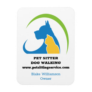 Pet Sitter Dog Walking Service Magneet